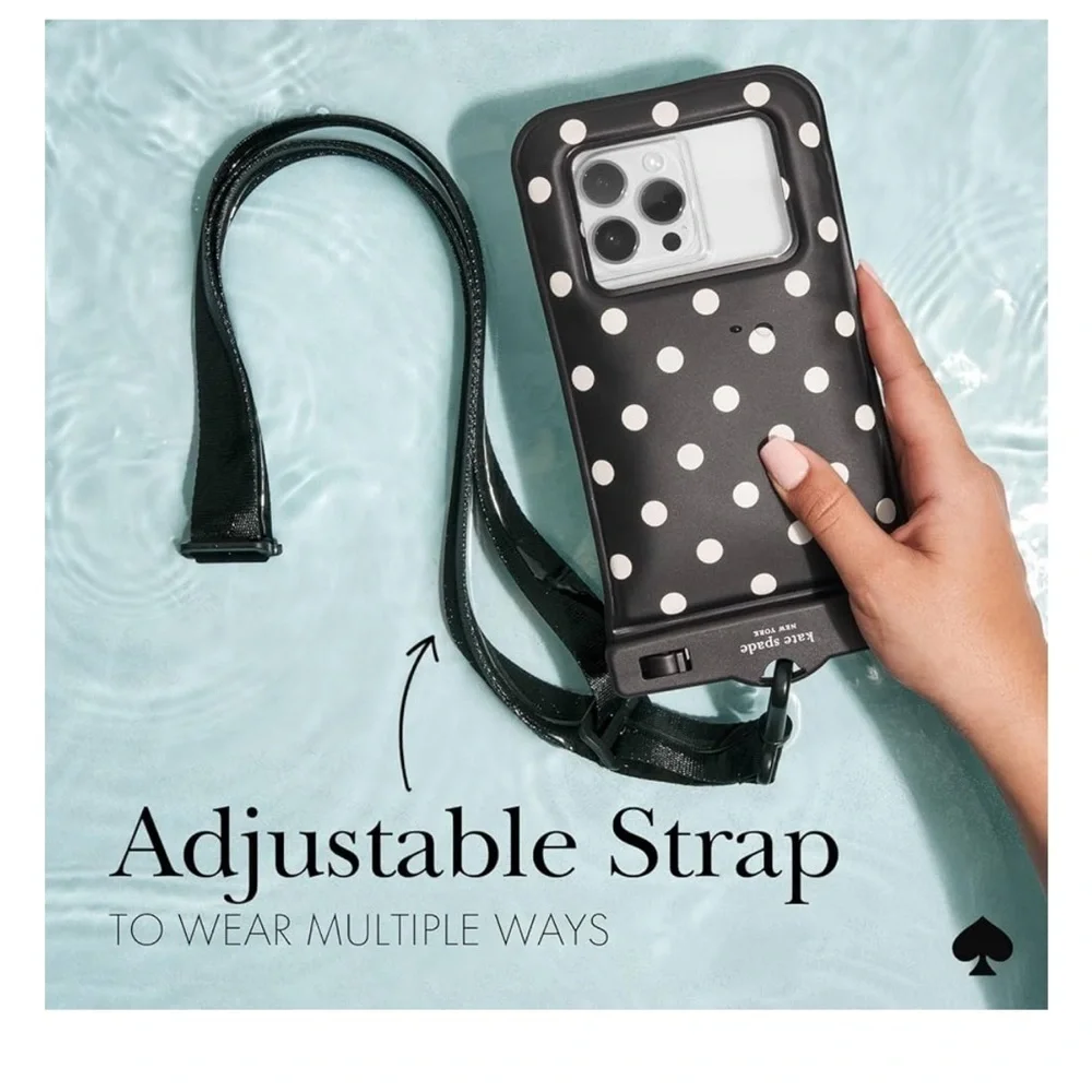 kate spade new york IP68 Floating Waterproof Phone Pouch - Picture Dot (new)